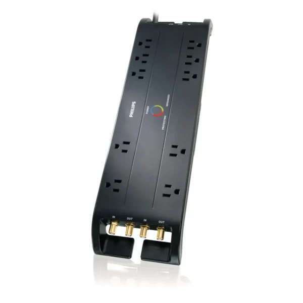 Philips SPP5107G/37 surge protector Black 10 AC outlet(s) 1.8 m