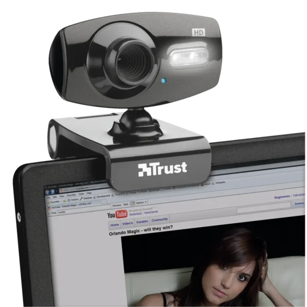 Trust eLight Full HD 1080p webcam 2 MP 1920 x 1080 pixels USB 2.0 Black
