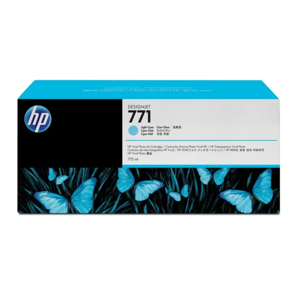 HP 771 775-ml Light Cyan DesignJet Ink Cartridge print head Inkjet printing