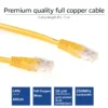 ACT Yellow 10 meter U/UTP CAT6 patch cable with RJ45 connectors