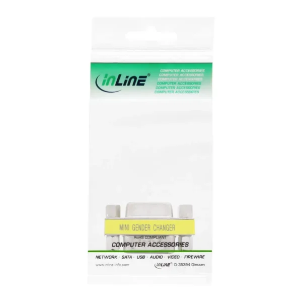 InLine Mini Gender Changer 9 Pin serial male / female