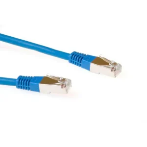ACT Blue 3 meter F/UTP CAT5E patch cable with RJ45 connectors