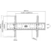 Manhattan Wall Mount for TV & Monitors (Tiltable), For screens 37″ to 75″, VESA compatability: all between 200x200mm and 800x400mm – check the dimensions of the four mounting holes on back of screen to ensure it fits, Max 75kg, Black, Bracket