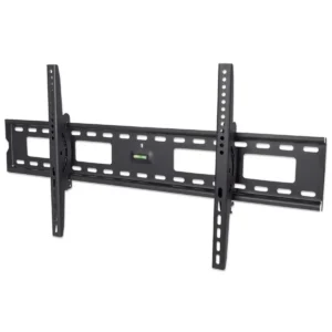 Manhattan Wall Mount for TV & Monitors (Tiltable), For screens 37″ to 75″, VESA compatability: all between 200x200mm and 800x400mm – check the dimensions of the four mounting holes on back of screen to ensure it fits, Max 75kg, Black, Bracket