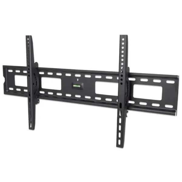 Manhattan Wall Mount for TV & Monitors (Tiltable), For screens 37″ to 75″, VESA compatability: all between 200x200mm and 800x400mm – check the dimensions of the four mounting holes on back of screen to ensure it fits, Max 75kg, Black, Bracket