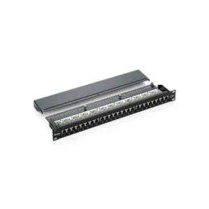 Equip 24-Port Cat.5e Shielded Patch Panel, Black