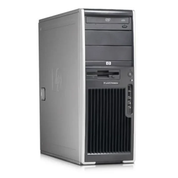 HP xw4600 Intel® Core™2 Duo E8400 2 GB DDR2-SDRAM Windows XP Professional Minitower Workstation Black, Grey