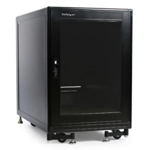 StarTech.com 15U Rack Enclosure Server Cabinet – 27.6 in. Deep – Built-in Fans