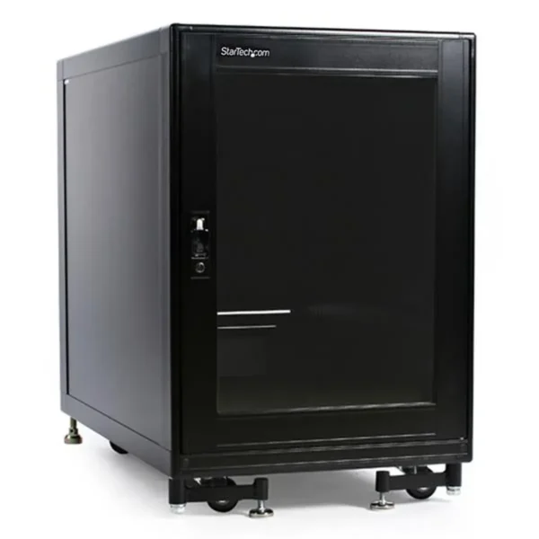 StarTech.com 15U Rack Enclosure Server Cabinet – 27.6 in. Deep – Built-in Fans