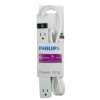Philips SPS1060Q/17 power extension 0.9 m 6 AC outlet(s) White