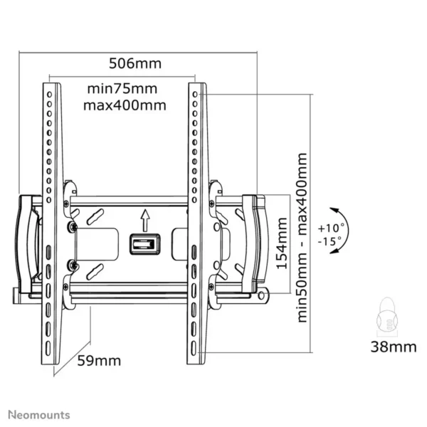Neomounts tv wall mount