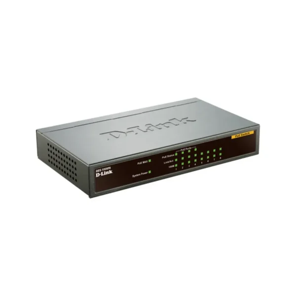 D-Link 8-port 10/100 Desktop Switch with 4 PoE Ports