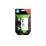 HP 21 Black/22 Tri-color 2-pack Original Ink Cartridges
