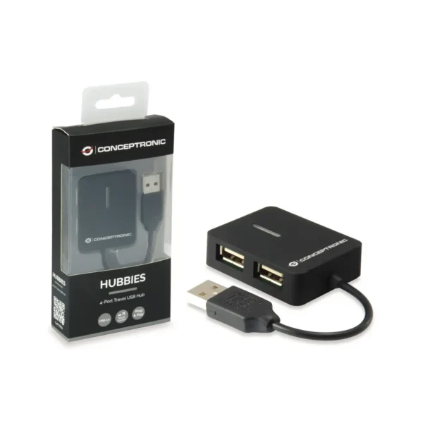 Conceptronic Travel 4 Ports USB Hub