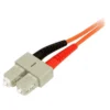 StarTech.com Fiber Optic Cable – Multimode Duplex 50/125 – LSZH – LC/SC – 10 m