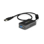 StarTech.com USB 2.0 to VGA Adapter, USB to VGA Monitor Converter for Windows, 1440×900 (no support for macOS/ChromeOS/Linux) – TAA