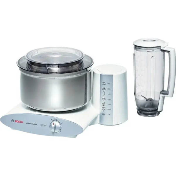 Bosch MUM6N21 food processor 1000 W 2 L Stainless steel, White