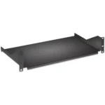 Intellinet 19″ Cantilever Shelf, 2U, Fixed, Depth 400mm, Max 25kg, Black, Three Year Warranty