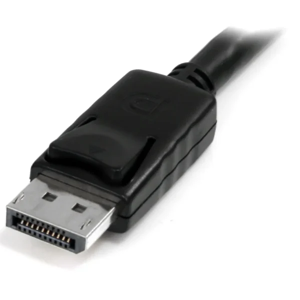 StarTech.com 3ft (1m) Panel Mount DisplayPort Cable – 4K x 2K – DisplayPort 1.2 Extension Cable Male to Female – DP Video Extender Cord with Panel Mount DP Connector – DP Monitor Cable
