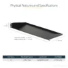 StarTech.com 1U Server Rack Shelf, Universal Rack Mount Cantilever Tray for 19″ Network Equipment Rack/Cabinet, Heavy Duty Steel, Weight Capacity 33lb/15kg, 7in (18cm) Deep