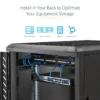 StarTech.com 1U Server Rack Shelf, Universal Rack Mount Cantilever Tray for 19″ Network Equipment Rack/Cabinet, Heavy Duty Steel, Weight Capacity 33lb/15kg, 7in (18cm) Deep