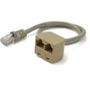 StarTech.com 2-to-1 RJ45 Splitter Cable Adapter – F/M