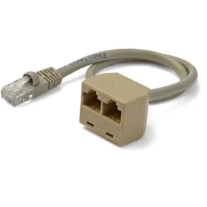 StarTech.com 2-to-1 RJ45 Splitter Cable Adapter – F/M