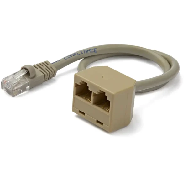 StarTech.com 2-to-1 RJ45 Splitter Cable Adapter – F/M