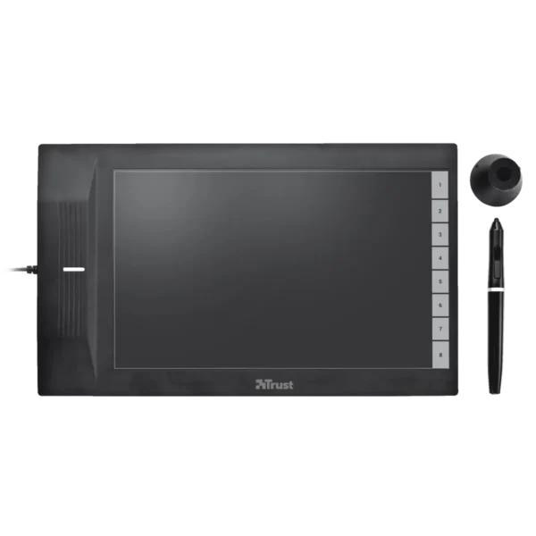 Trust SliZe graphic tablet Black 4000 lpi 254 x 152 mm USB