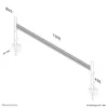 Neomounts FPMA-DTB100 Toolbar desk rail 10-24″