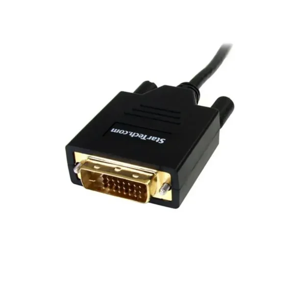 StarTech.com 6ft (1.8m) Mini DisplayPort to DVI Cable – Mini DP to DVI Adapter Cable – 1080p Video – Passive mDP to DVI-D Single Link, mDP or Thunderbolt 1/2 Mac/PC to DVI Monitor/Display