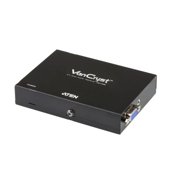 ATEN VE170R AV extender AV receiver Black