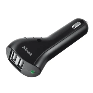 Trust Dual Car Charger for tablet and smartphone power adapter/inverter Auto 10 W Black