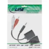 InLine RCA Audio over LAN / Ethernet / RJ45 Cable max. 50m complete set