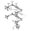 Neomounts FPMA-D1030D-4 monitor mount / stand 61 cm (24″) Desk Silver