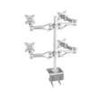 Neomounts FPMA-D1030D-4 monitor mount / stand 61 cm (24″) Desk Silver