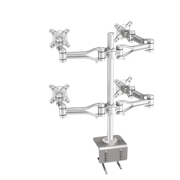 Neomounts FPMA-D1030D-4 monitor mount / stand 61 cm (24″) Desk Silver