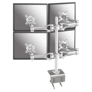 Neomounts FPMA-D1030D-4 monitor mount / stand 61 cm (24″) Desk Silver