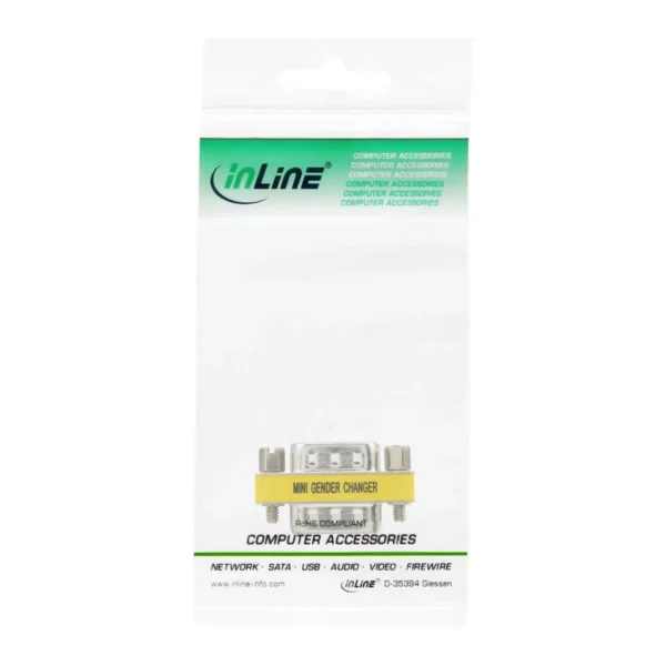 InLine Adapter DB15 HD VGA / S-VGA male / male