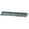 Intellinet Patch Panel, Cat6, FTP, 24-Port, 1U, Shielded, 90° Top-Entry Punch-Down Blocks, Black