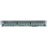 Intellinet Patch Panel, Cat6, FTP, 24-Port, 1U, Shielded, 90° Top-Entry Punch-Down Blocks, Black