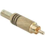 InLine 99110L wire connector RCA M Gold