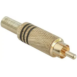 InLine 99110L wire connector RCA M Gold