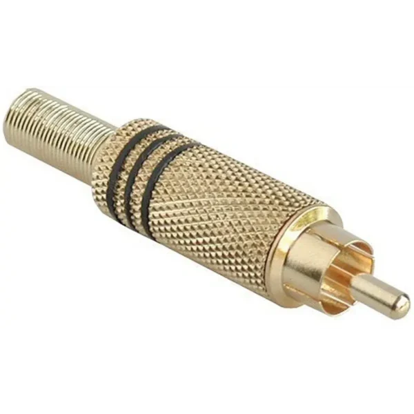 InLine 99110L wire connector RCA M Gold