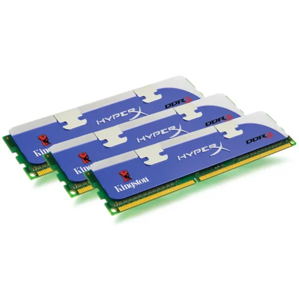 HyperX 3GB, 2000MHz, DDR3, Non-ECC, CL9 (9-9-9), DIMM (Kit of 3), Intel XMP Tall HS memory module 3 x 1 GB