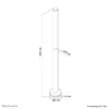 Neomounts FPMA-D9POLE Extension pole monitor arm – h 100 cm