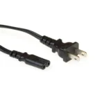 ACT Powercord USA plug – C7 black 1.8 m