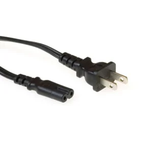 ACT Powercord USA plug – C7 black 1.8 m