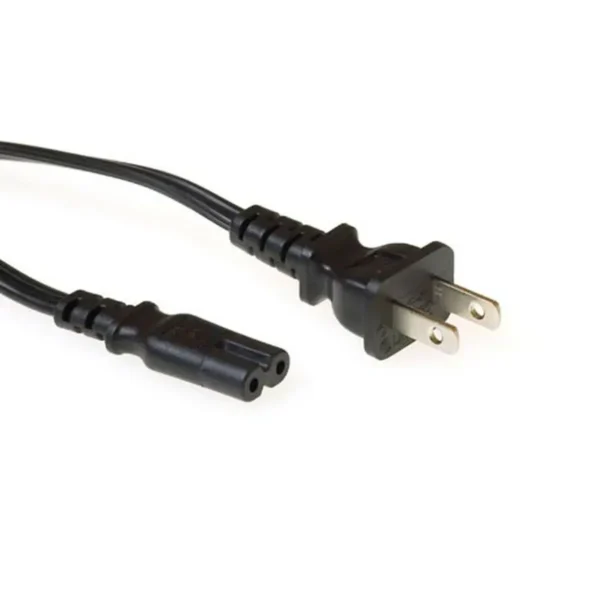 ACT Powercord USA plug – C7 black 1.8 m