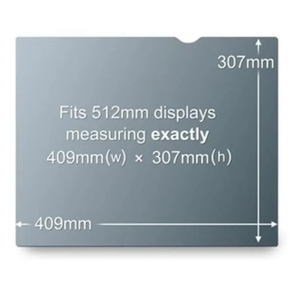 3M Black Privacy Filter for Desktops PF20.1